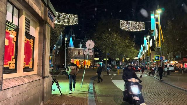 Зимняя магия Амстердама в снегу, зимняя пешеходная экскурсия смотреть онлайн