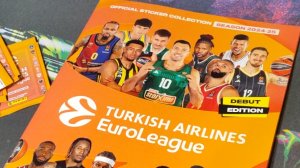 Распаковка стикеров Евролига 24-24 от Panini ч. 2