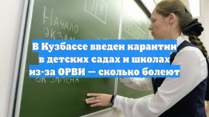 В Кузбассе введен карантин в детских садах и школах из-за ОРВИ — сколько болеют