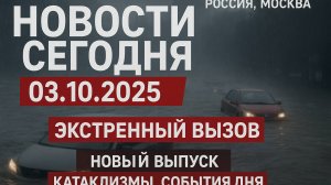 Новости_Сегодня_03_10_2025_Россия,_Москва,_Экстренный_вызов_новый выпуск, Катаклизмы, События Дня