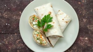 Рулет из лаваша с крабовыми палочками