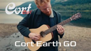 Электроакустическая тревел гитара - Cort Earth GO