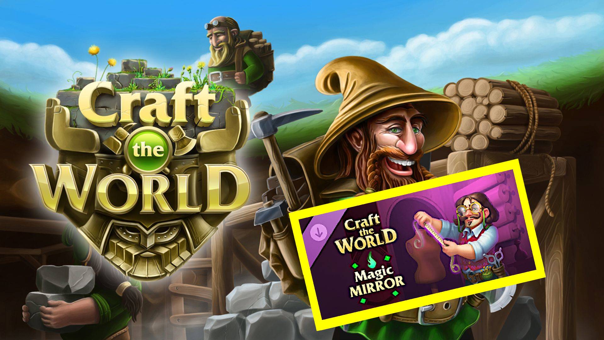 Красивые и модные.#1 Craft The World Magic Mirror.