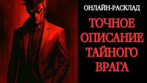 👹ТОЧНЫЙ ПОРТРЕТ ВАШЕГО ТАЙНОГО ВРАГА. ТАРО-РАСКЛАД👹