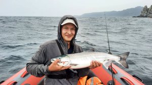 Морская Рыбалка! Ловля кеты. Рыбалка в Приморье!