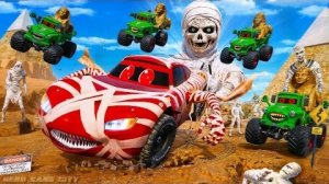 Схватка Мумии Маккуин в пустыне: Мумия Маккуин и Злые тачки на свободе!