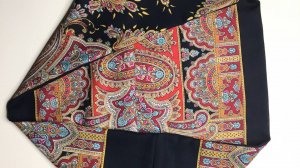 Шерстяной снуд "Бирюсинка" павловопосадский