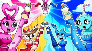Выбор малышки Пинки! 🍼🌈💖 Красочные мамочки Спрунки и Брейнрот пытаются ее накормить! |Спрунки