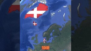 Краткая История Дании на карте