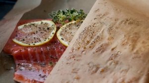 Лосось, запеченный в духовке