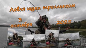 Ловля щуки троллингом 3 октября 2025