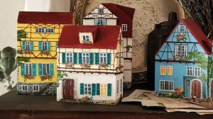 интерьерные домик. Ручная роспись