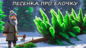 🎄 В лесу родилась ёлочка 🌟 Детский мультфильм-песенка | Новогодняя песня для детей