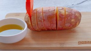 Картошка-гармошка под сырной корочкой