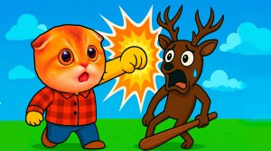 ПОБЕЖДАЮ ОЛЕНЯ ИЗ 99 НОЧЕЙ В РОБЛОКС НО ЭТО КЛИКЕР