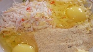 Крабовые котлеты с сыром
