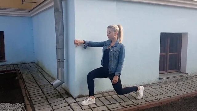 Упражнения для ягодиц . Тренировка  на открытом воздухе ⛅