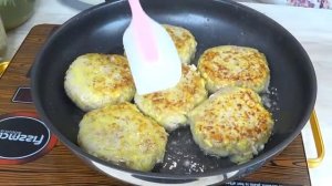 ЧТО приготовить из ФАРША , когда его мало?  КОТЛЕТЫ от которых , но не оторваться, как вкусно!