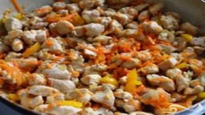Курица с капустой
