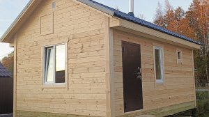 Баня брус каркас 4х7.5