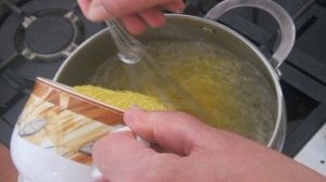 Каша из кукурузной крупы на воде