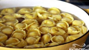 Колбаса с грибами и тортеллини