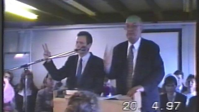 Богослужение Церкви Святой Троицы 20.04.1997 г. Гости из США Фрэнк Мартин, Роберт Мякиш смотреть онлайн