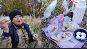 Собираем малюсенькие ОПЯТА // лечим суставы 🫣 //перекус на природе 😋//