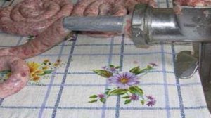 Колбаса из мяса