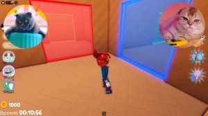 ПОБЕГ ИЗ ДЕТСКОГО САДА ОТ ЗЛОЙ НЯНИ с КОТОМ ПЕРСИКОМ  @kotPersey в РОБЛОКС  Командный Побег в Roblox