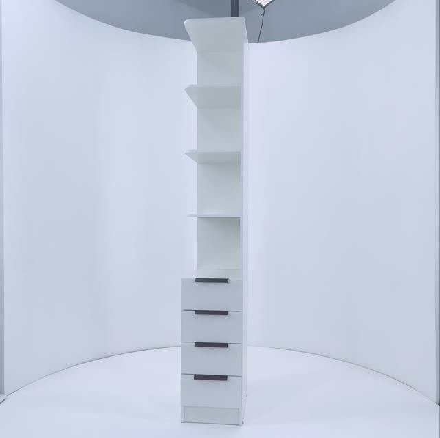 Видеообзор 360. Угловое завершение Мадрид (0,35) с 4 ящиками левое.