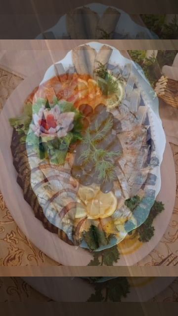 Рыбная тарелка. варианты сервировки. 1