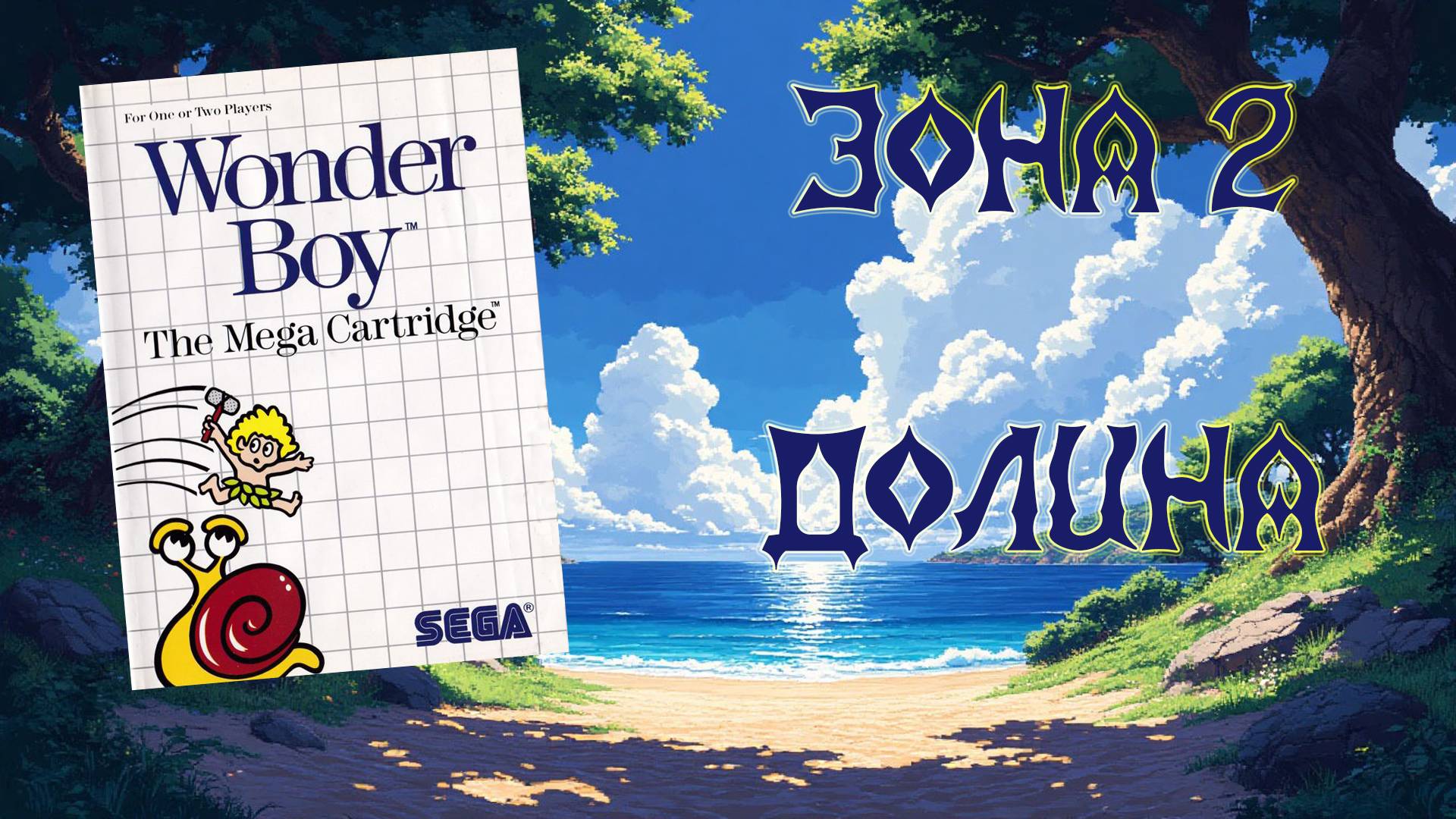 Wonder Boy (SEGA Master System, 1986) - Зона 2: Долина