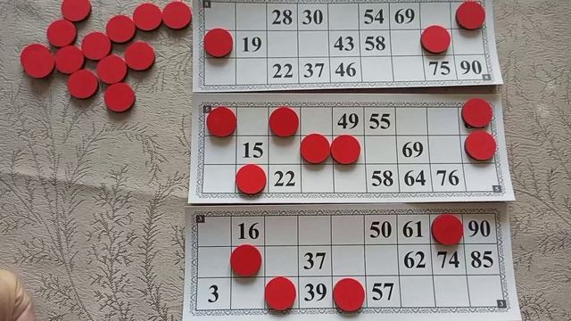 Вновь играем в Русское лото☺. Кто же одержит победу😊