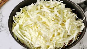 Капуста на сковороде
