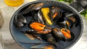 Мидии отварные