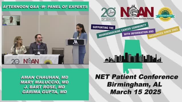 NCAN Birmingham Patient Conference 2025 - Afternoon Q&A Session