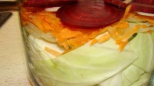 Капуста маринованная кусками