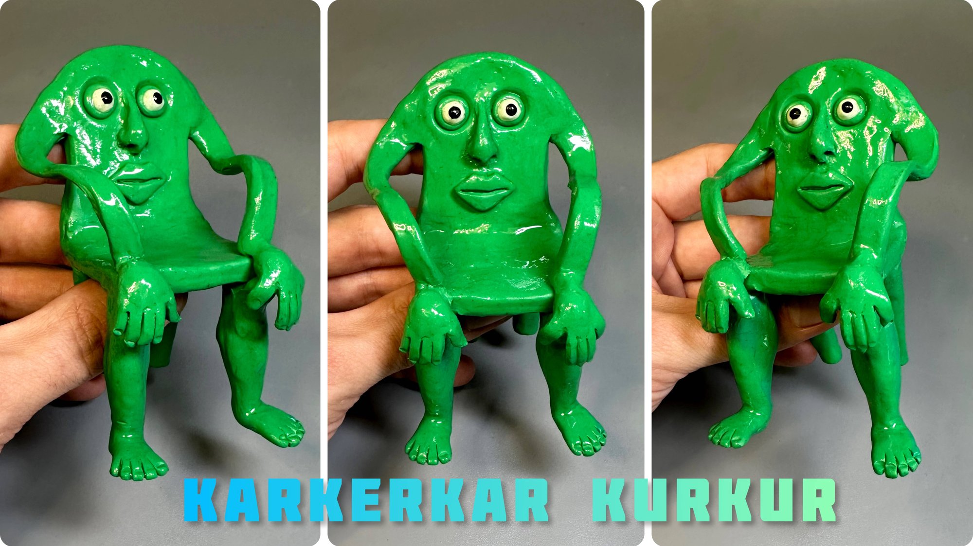 Каркеркаркуркур из пластилина. Новый Брайнрот мем смотреть онлайн