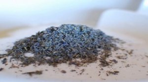 Лавандовые маффины с ежевикой и персиками