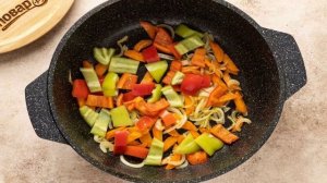 Лапша с овощами по-китайски