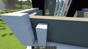 ХАЙ-ТЕК ДОМ С ВОДОПАДОМ В МАЙНКРАФТЕ