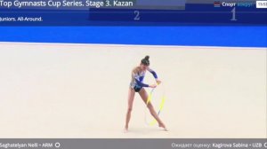 //Выступление Нелли Сагателян в первый день с обручем на турнире «III Этап Кубка Сильнейших»