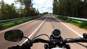 Harley Davidson Sportster 1200 и Kawasaki Versys 650 в Клёново Часть 1