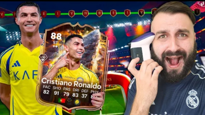 Получил РОНАЛДУ и сыграл ВСЮ FUT CHAMPIONS за НЕГО! смотреть онлайн