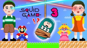 🦑«Игру кальмара» ждёт переворот: Марио против смертельных испытаний! Кто выживет в третьем сезоне?