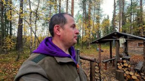 Осенний жор щуки на таёжной реке. Поставили жерлицы и сразу поклёвки!