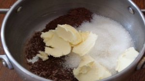 Колбаска из печенья и какао