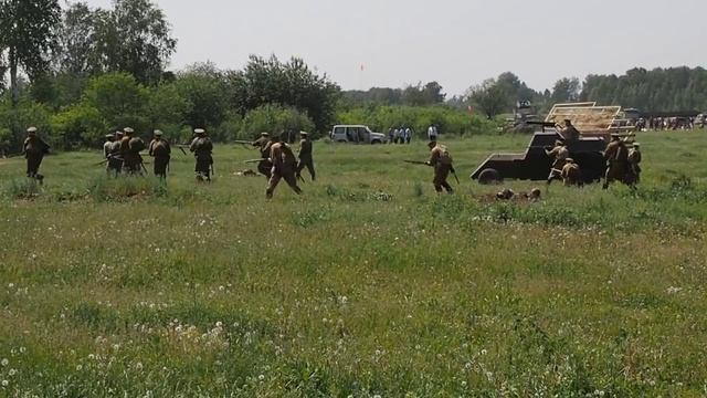 Первая мировая война - реконструкция (Исторический фестиваль "Сибирский огонь" - 2016).