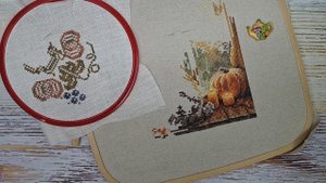 ВЫШИВАЛЬНЫЕ ЗАРИСОВКИ 15- 2025 /ФИНИШ/ Процессы вышивки / СТАРТ/ ИТОГИ СЕНТЯБРЯ/ вышивка крестиком